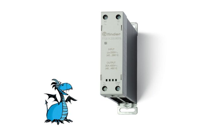 FINDER Relé SSR 77.31.8.230.8070, 1Z/30A, 230V AC