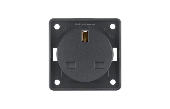 Zásuvka INTEGRO British Stand. ant. mat.