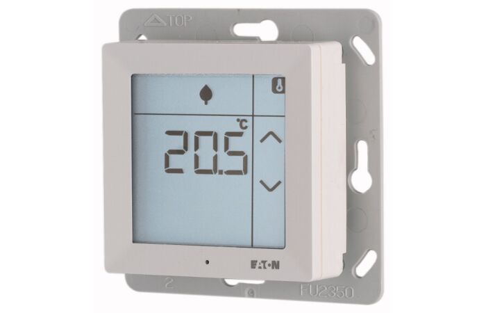 EATON Termostat CRCA-00/12 RF dotykový s vlhkoměrem 10-95% IP20 bílá