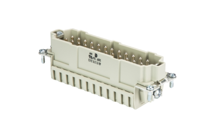 WIELAND Díl 70.510.2453.0 pro konektor 24pólový+PE pro 16A 500V vidlicový klecová pružina