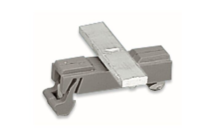 WAGO Držák 790-114 se svodovou patkou; paralelně vůči nosné liště; délka 45 mm; šedá