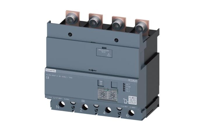 SIEMENS Ochranný přístroj diferenčního proudu RCD820 3VA9124-0RL30