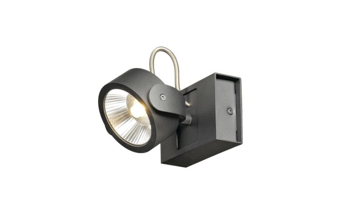 SLV Svítidlo LED KALU 1 17W 1000lm 3000K 60° nástěnné typ reflektor IP20 černá