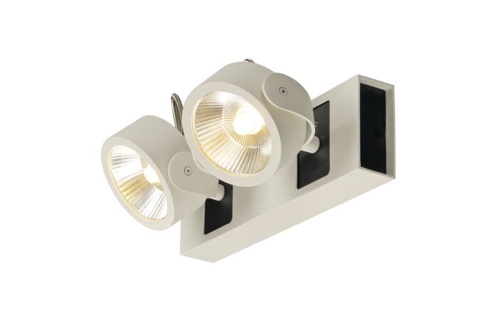 SLV Svítidlo LED KALU2 31W 2000lm 3000K 60° nástěnné typ reflektor IP20 bílá/černá