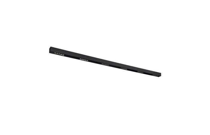 Q-LINE CL, LED vnitřní stropní nástavbové svítidlo, 2m, BAP, černá, 4000K
