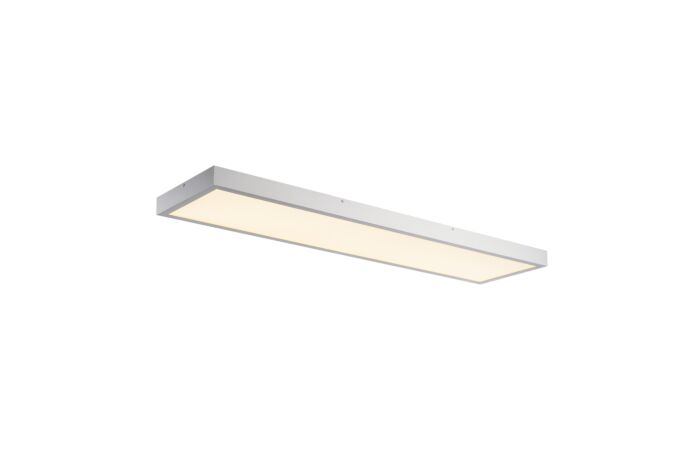 PANEL 1200x300mm LED vnitřní stropní nástavbové svítidlo, 3000K, stříbrošedá