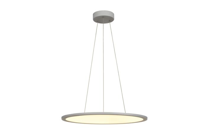 PANEL 60 DALI, Indoor, závěsné LED svítidlo kruhové, šedé, 3000K