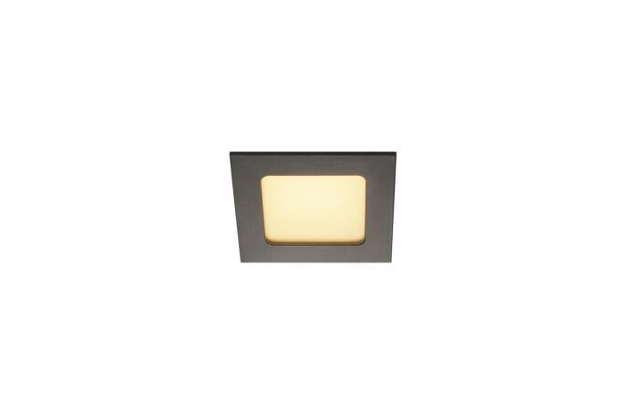 SLV Svítidlo LED FRAME BASIC 8,4W+1W 600lm 3000K downlight, ovladač, IP20 černá