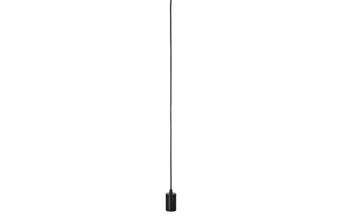 FITU, závěsné svítidlo, A60, kulaté, černé, kabel 5 m bez koncovky, max. 60 W