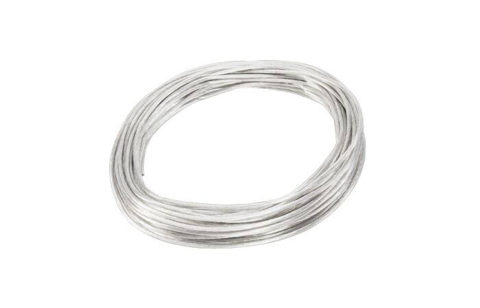 NÍZKONAPĚŤOVÉ LANO, pro nízkonapěťový lanový systém TENSEO, bílý, 4 mm², 20 m