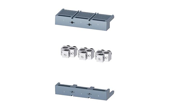 SIEMENS Svorka pro připojení vodičů s kruhovým průřezem 3 kabely 3 ks příslušenství k 3VA15/25 1000