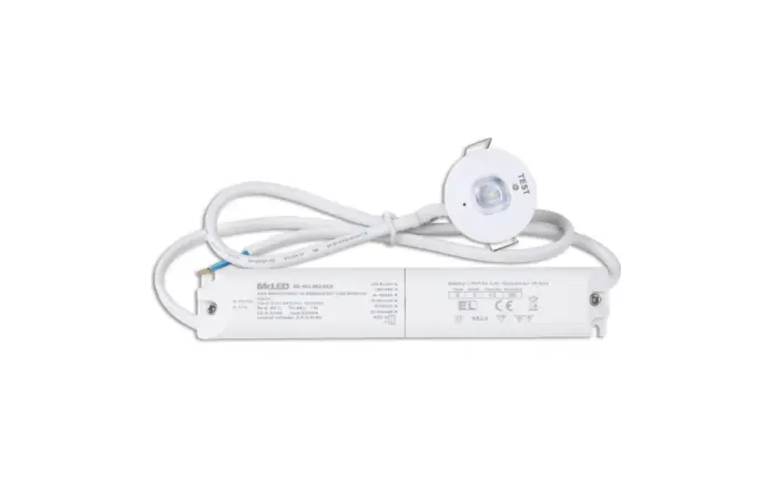 MCLED Svítidlo INSERT O antipanik 1W 130lm 6000K 1,5Ah/3h nouzové zapuštěné IP20