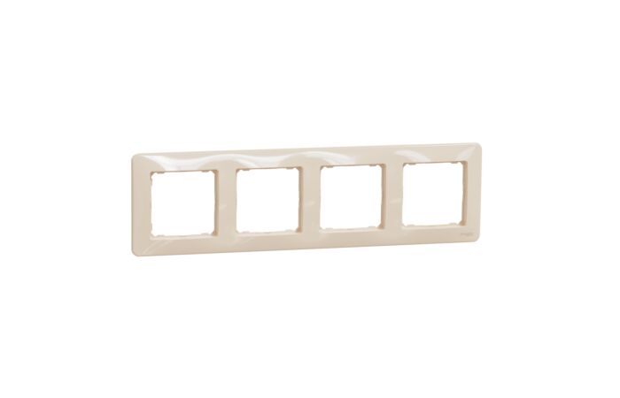 SCHNEIDER Sedna Design & Elements Rámeček čtyřnásobný béžová