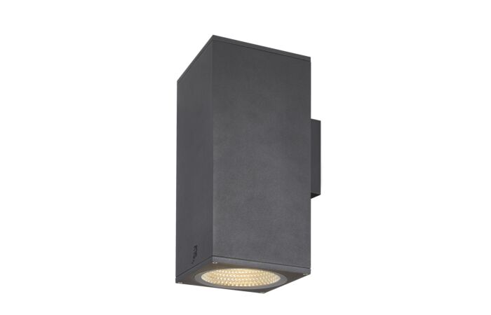 ENOLA SQUARE UP/DOWN L Outdoor, nástěnné LED svítidlo, antracitové, CCT 3000/4000K