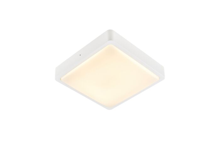 AINOS SQUARE Outdoor, nástěnné a stropní LED svítidlo, bílé, spínač CCT 3000/4000K