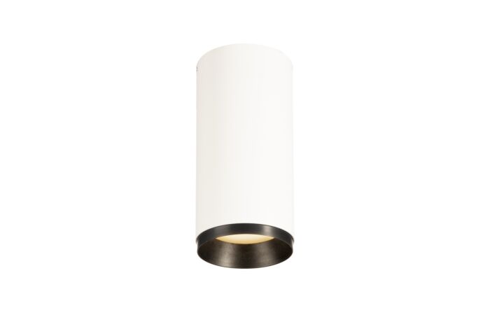NUMINOS® CL PHASE M, vnitřní LED přisazené stropní svítidlo bílá/černá 3000 K 36°