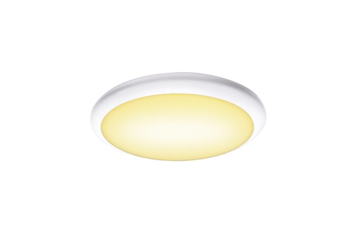 RUBA 42 CW, venkovní LED nástěnné a stropní přisazené svítidlo bílé CCT switch 3000/4000 K