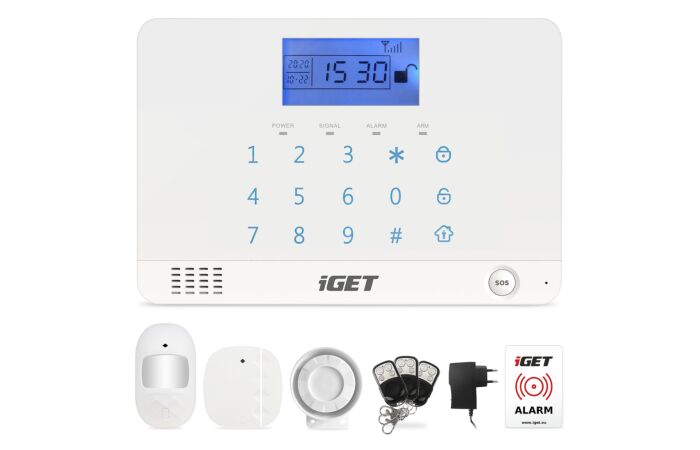 iGET Zabezpečovací systém iGET SECURITY M3B bezdrátový GSM CZ lokalizace