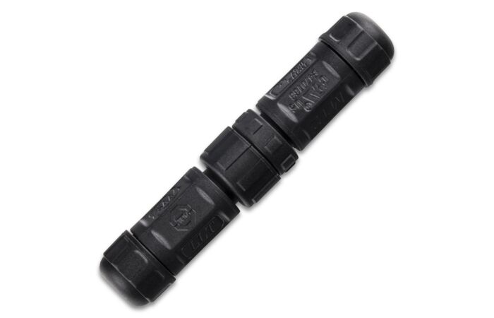 Vidlice + zásuvka M12 2piny pájecí IP67