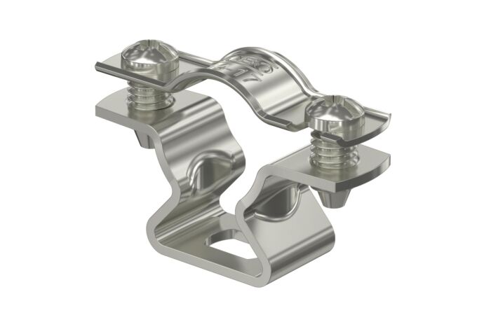 OBO BETTERMANN Distanční příchytka, s připojovacím závitem M6, 14-17mm, Nerez, materiál 1.4571 A4, 1.4571 typ ASL 733 17 A4