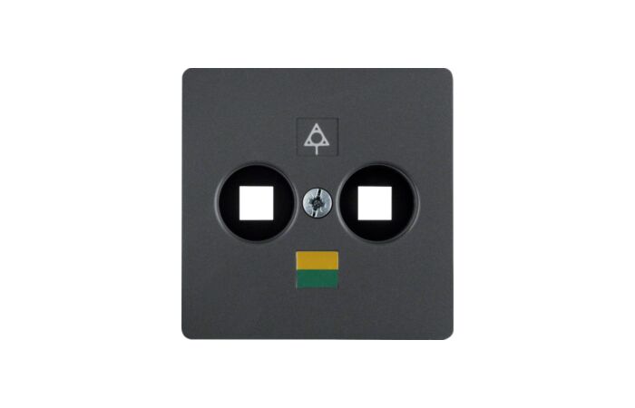 Centrální díl pro 2 konektory, dvoupólov