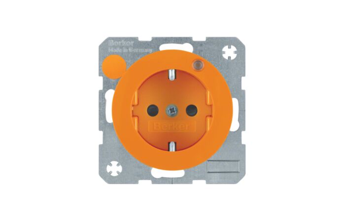 Zásuvka se zemnicím kolíkem a LED kontro