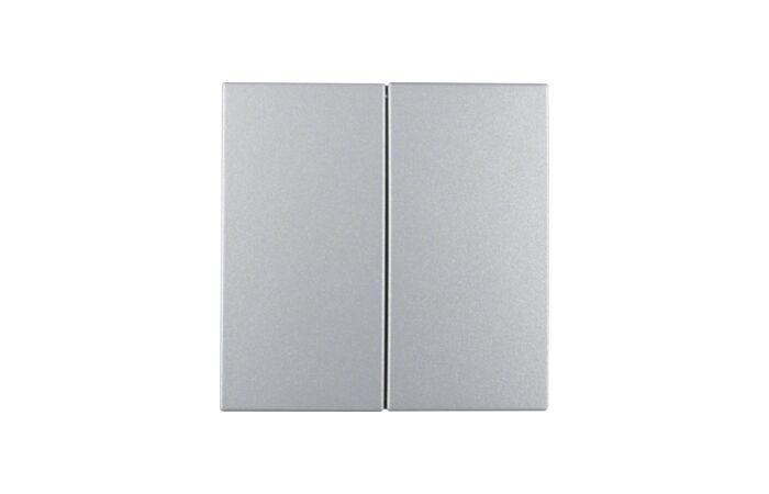 Tlačítko, 2-násobné, Berker S.1/B.x, alu