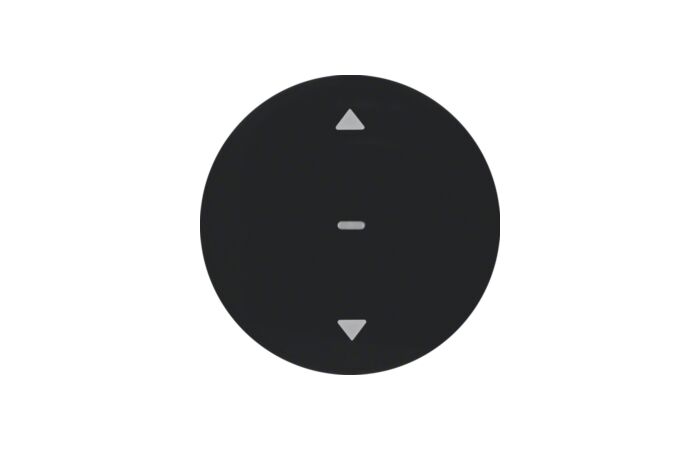 Žaluziové tlačítko, Berker R.1/R.3, čern