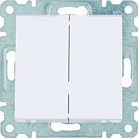 HAGER Spínač LUMINA WL0040 řazení 5 10A 250V sériový IP20 bílá lesk