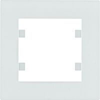 HAGER Rámeček LUMINA Intense WL5510 1násobný IP20 bílá lesk