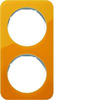 Rámeček 2-násobný, Berker R.1, oranžová