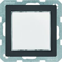 Signalizační LED bílá, Berker Q.x, antra