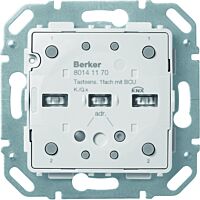1-násobný tlačítkový modul KNX s integro
