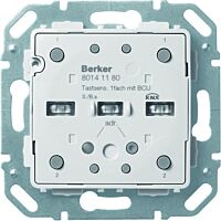 1-násobný tlačítkový modul KNX s integro