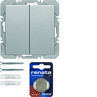 KNX RF tlačítko bezdrátové 2-násobné nás