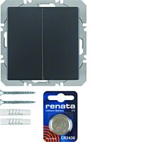 KNX RF tlačítko bezdrátové 2-násobné nás