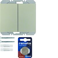 KNX RF tlačítko bezdrátové 2-násobné nás