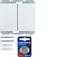 KNX RF tlačítko bezdrátové 2-násobné nás