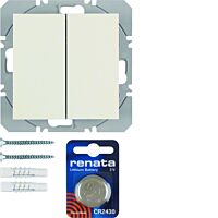 KNX RF tlačítko bezdrátové 2-násobné nás