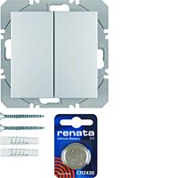 KNX RF tlačítko bezdrátové 2-násobné nás