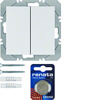 KNX RF tlačítko bezdrátové 2-násobné nás