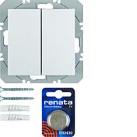 KNX RF tlačítko bezdrátové 2-násobné nás