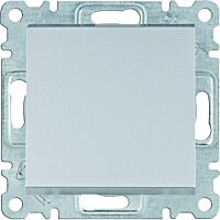 HAGER Spínač LUMINA WL0022 řazení 6 10A 250V střídavý IP20 stříbrná mat