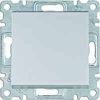 HAGER Spínač LUMINA WL0032 řazení 7 10A 250V křížový IP20 stříbrná mat