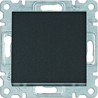 HAGER Spínač LUMINA WL0033 řazení 7 10A 250V křížový IP20 černá mat