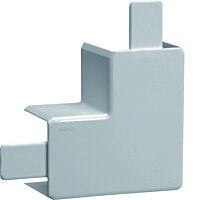 Plochý roh kanálu LF 20x35, šedá
