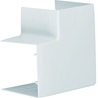 Plochý roh kanálu LF 60x60, světle šedá