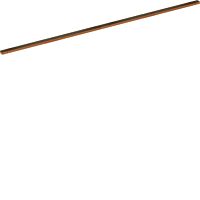 Sběrnice HAGER Cu 12x5 496,5mm