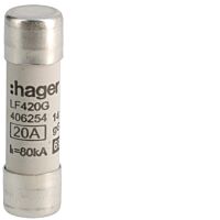 HAGER Pojistka LF420G, velikost 14x51, válcová (balení 10ks)