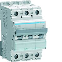 Jistič ND304 3 pól. 4A, char.D, 10 kA
